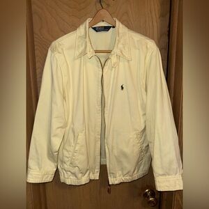Polo Ralph Lauren Yellow Cotton Harrington Jacket